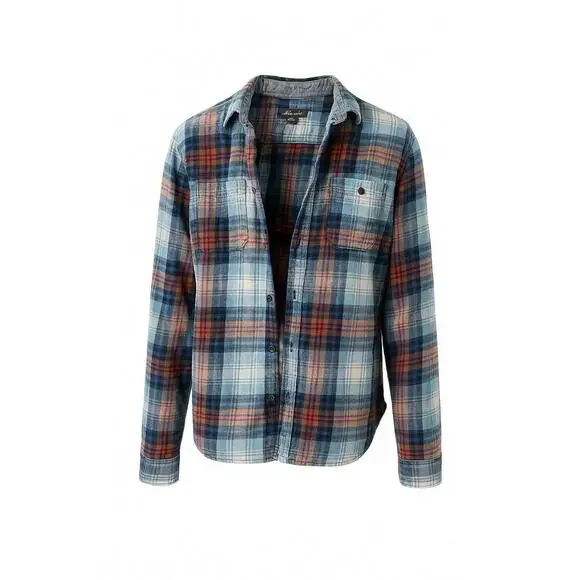 April 25th Flannels – Naruto Shadow Clone Upcycled Plaid Flannel | Eddie Bauer - Picture 2 of 7